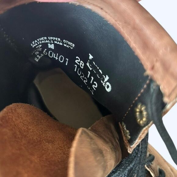 Vintage Laredo Lace Up Kiltie Roper Boots Brown USA Made Women's size 7 Western - Picture 11 of 12